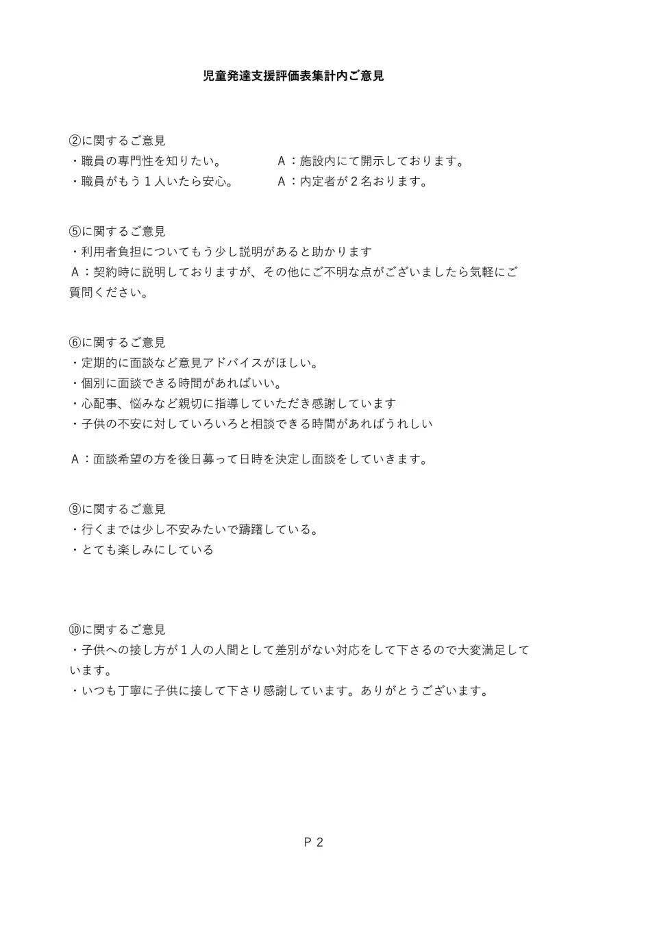 2020.02.21　自己評価結果まとめ（児童発達）